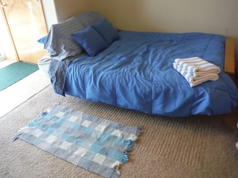 Queen futon adds sleeping space for larger groups