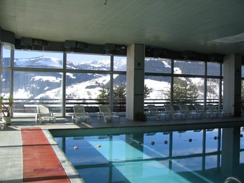 Indoor pool, a heated pool