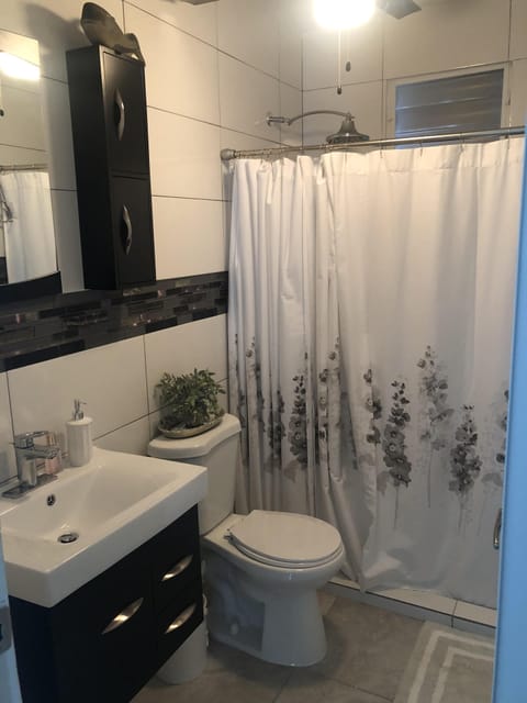 Bathroom | Shower, towels, toilet paper