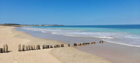 Beach nearby, sun loungers