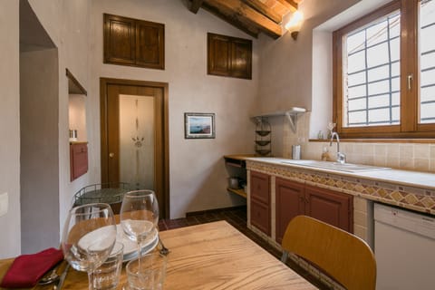 Big kitchens are hard to find in Castiglion, but not at Il Rustico!