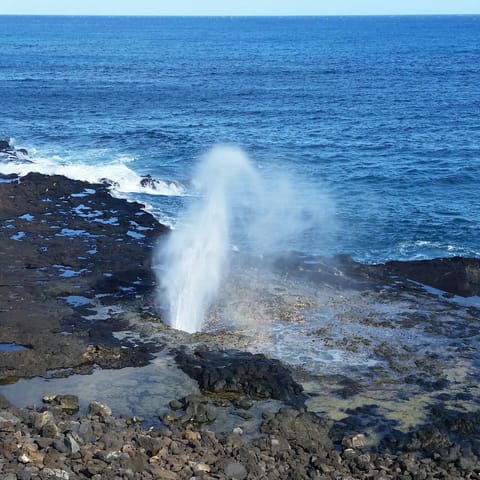 The Spouting Horn on Lawai Road