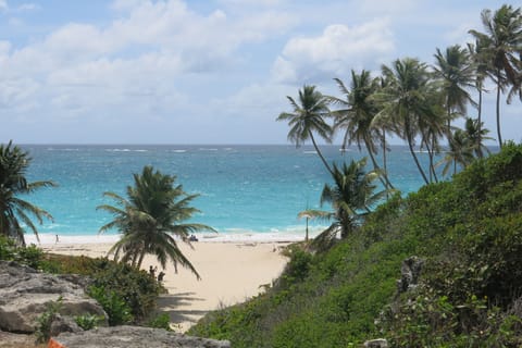 Beach nearby, sun loungers, beach towels