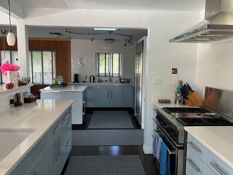 A gourmet kitchen - two ovens, two sinks, everything you might want is there.