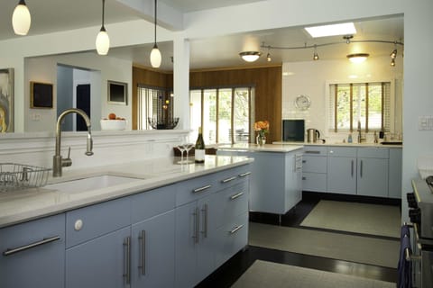 Plenty of counter tops for team cooking!