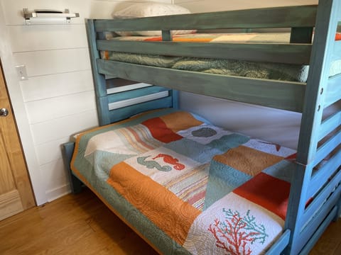 Twin over full bunk bed (3rd bedroom)