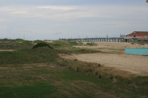 View from master bedroom towards Rodanthe pier with ocean views