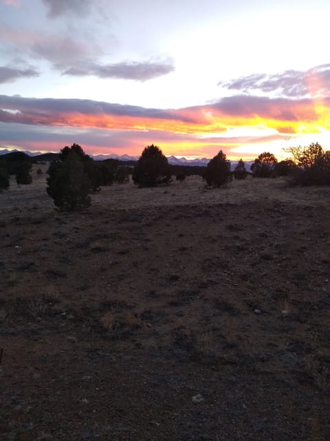 sunset taken out of master bedroom