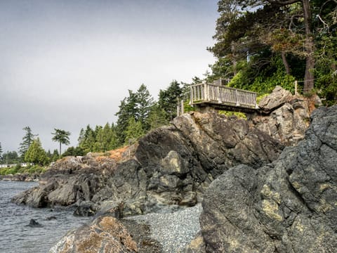 View while standing on the beach