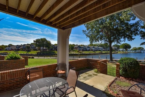 Enjoy beautiful Lake Norman sunsets from the private covered patio