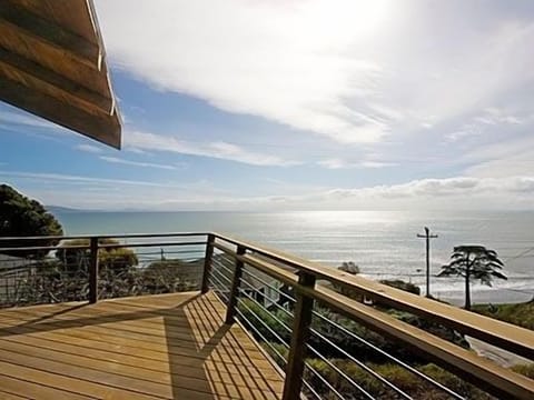 Gorgeous 180 degree ocean view from large private deck