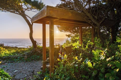 My favorite place to sit and view ocean light house  and passing whales.