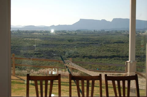 Views out of window from kitchen / dining room