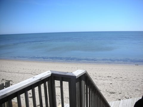 On the beach