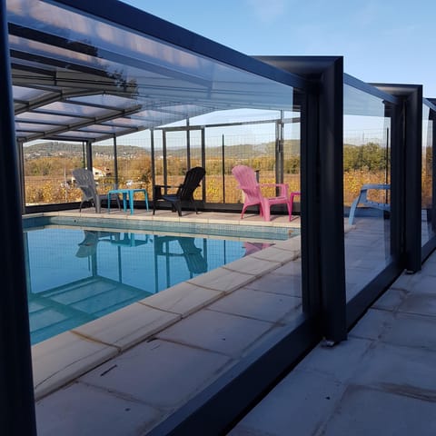 Indoor pool, a heated pool