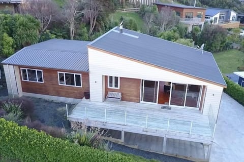 Large decks either side of the house