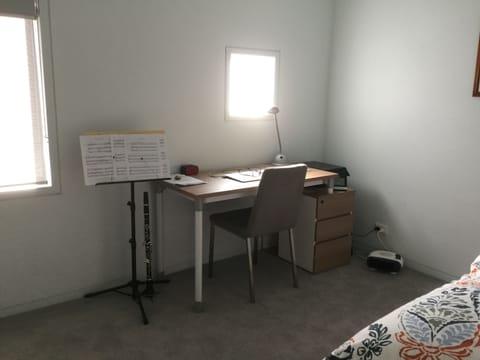 Desk, iron/ironing board, travel crib, free WiFi