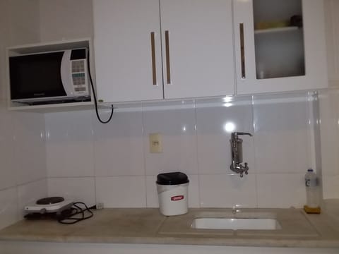 Fridge, microwave, coffee/tea maker, electric kettle