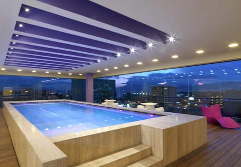 Indoor pool, a heated pool