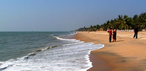 On the beach