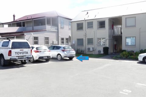 Car parking area at rear of property, Unit 66 dedicated to this apartment