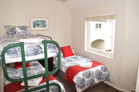 Bedroom with single and bunks - ideal for 2 adults or three kids
