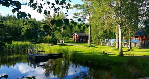 View from the traditional Finnish Sauna