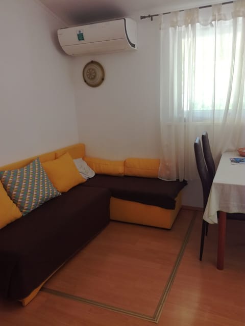 Living area with sofa.