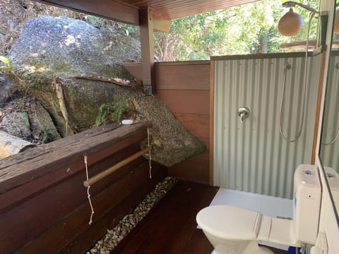 Studio outdoor bathroom