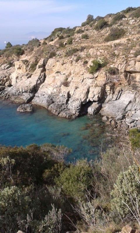 Beach nearby, sun loungers