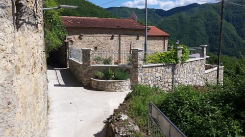 Approach from village