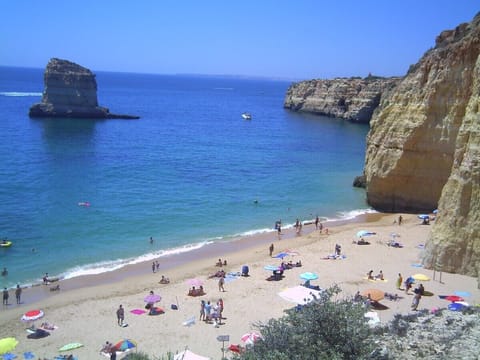 Beach nearby, sun loungers