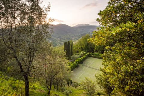 Astro turf tennis court