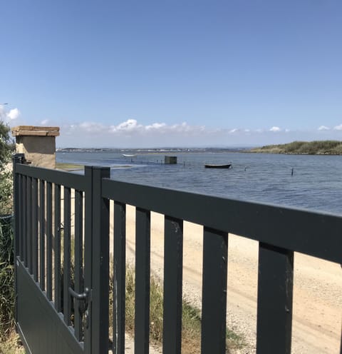 Beach nearby, sun loungers