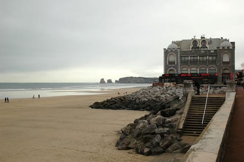 On the beach