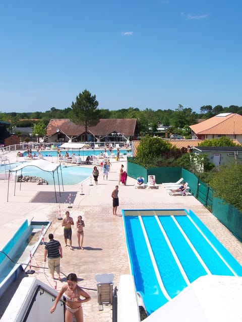 Indoor pool, outdoor pool