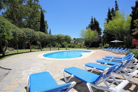 Heated Pool and Main Lawn