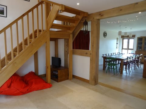 Kids snug area with games consoles