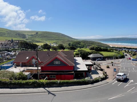 The view from the lounge window.