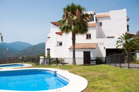 Communal Swimming Pools with safet fencing the Duplex can be seen on the first f