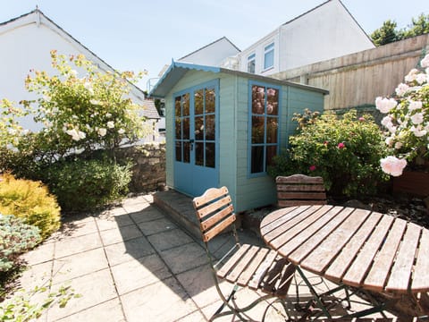 Sunny south facing patio with plenty of seating
