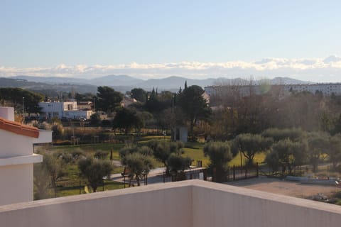 South facing lower terrace