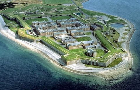 fort George is just along the beach