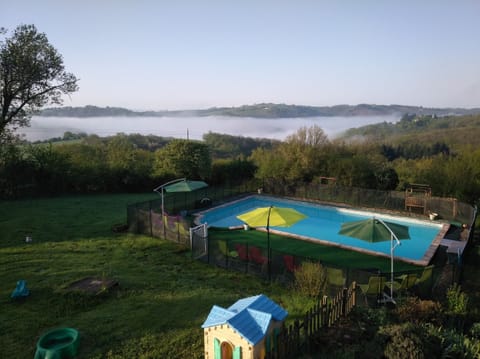Lovely big pool which is shared with our other 2 gites on site