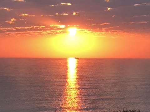 Sunset view from patio