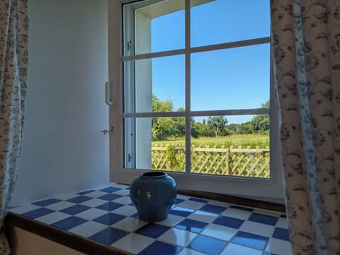 view from kitchen window