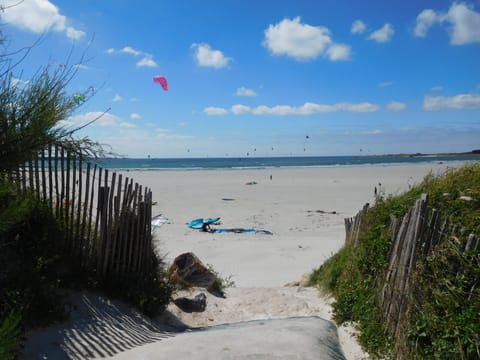 On the beach