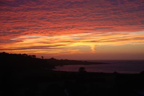 Sunset view from the terrace.