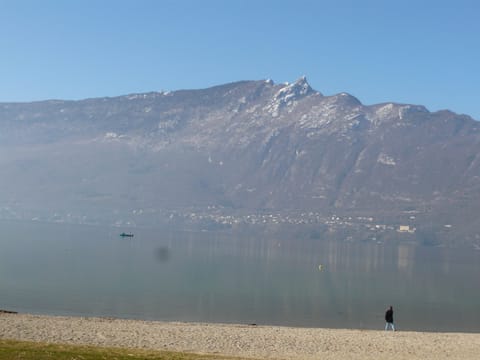 Beach nearby, sun loungers