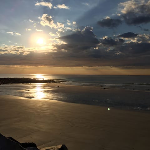 On the beach